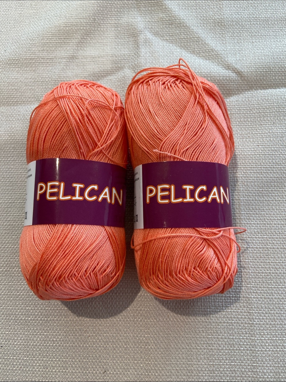 Pelican Coral Pink Yarn - 2 Pack